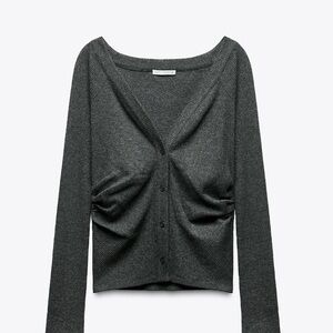Zara Gray Women's Cardigan Sweater